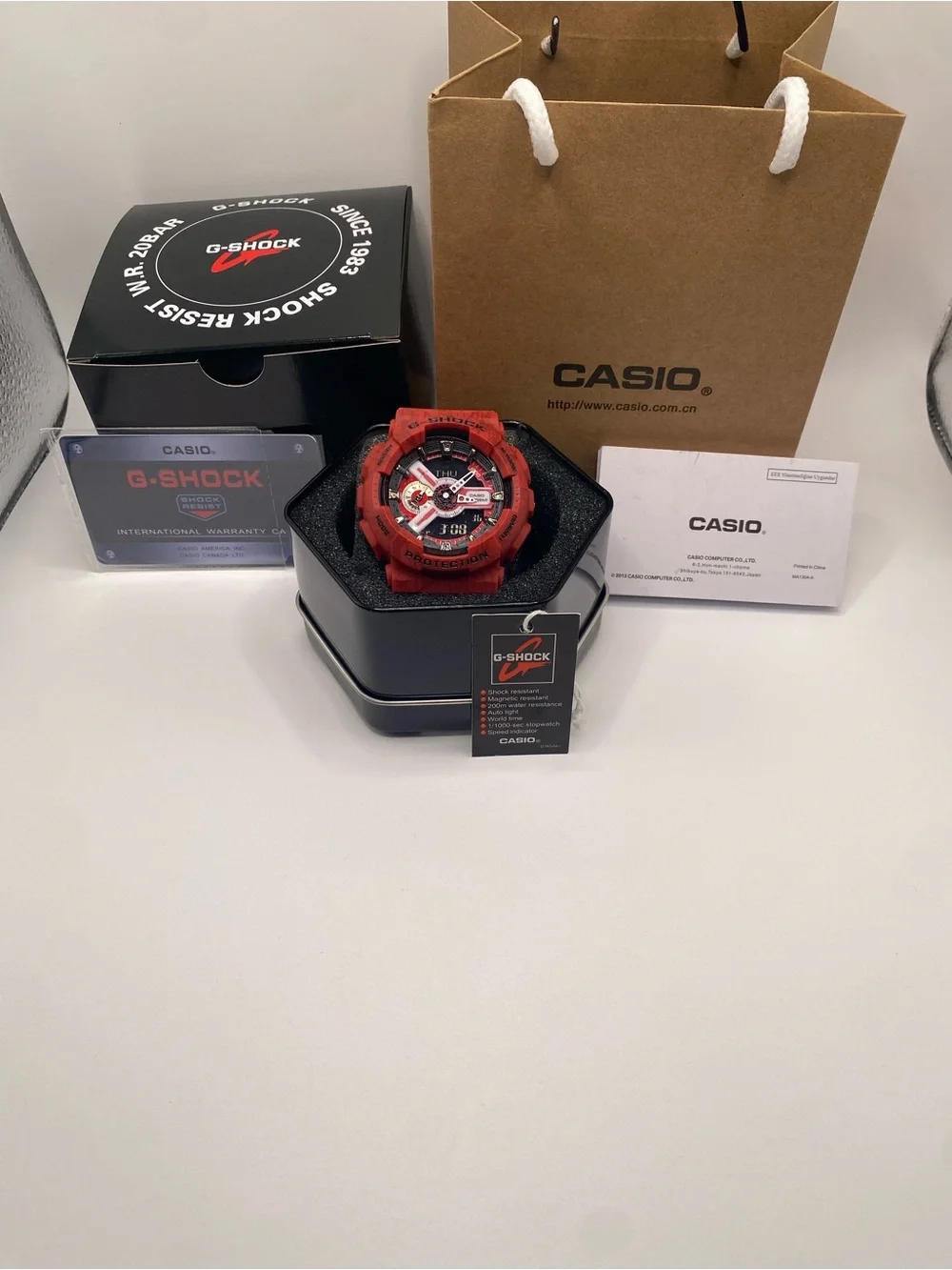 Casio G-Shock Red and Black Men’s Sport Watch